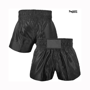 กางเกงขาสั้นออกกำลังกายสำหรับผู้ใหญ่ลายเสือ MMA มวยไทย สไตล์สปอร์ต ผ้าไหมแท้ 100% เอวสูง เป็นมิตรกับสิ่งแวดล้อม ขายส่งจากโรงงาน - Product Image 1