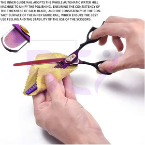 Tijeras de Peluquería Profesionales Ligeras, Último Modelo, Servicio OEM/ODM, Mango Cómodo Antideslizante, Producto de Moda, Precio al por Mayor - Product Image 5
