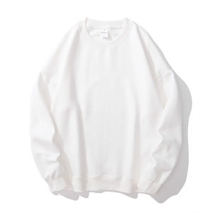 Best Quality Wholesale 2025 310g 100% Organic Cotton Fleece Winter Neck Blank Solid Color Eco-Friendly Hoodie Sweatshirt - Product Image 4