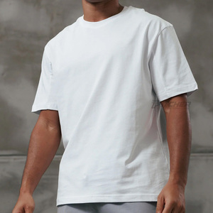 T-shirt de sport personnalisé pour homme, 100% coton tricoté, respirant, séchage rapide, vêtements de fitness avec impression personnalisée - Product Image 6