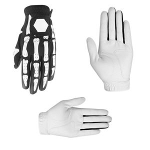 Gants de golf à imprimé squelette avec construction respirante et flexible, paume à adhérence souple, accessoires de golf légers et performants (paire) - Product Image 5