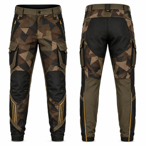 Pantalon de chasse imperméable camouflage MEGAMAPLE pour homme, en softshell respirant en polyester, style automne, pour activités de plein air - Product Image 1