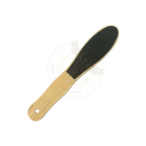 Lima profesional de doble cara con mango largo para pies, raspador de callos con mango de madera - Product Image 6