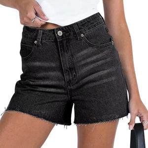 Shorts en jean personnalisés pour femmes, vente en gros, fabricant OEM, été, respirant, streetwear, appliqué sur mesure - Product Image 4
