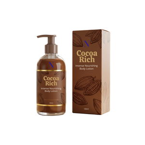 Loción Corporal Nutritiva Intensa Cocoa Rich, Manteca de Cacao, Vitamina E, Fragancia a Vainilla, Absorción Rápida, No Grasosa, 100 ml, para Piel Seca - Product Image 1