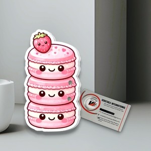 แผ่นแม่เหล็กอะคริลิกทรงสี่เหลี่ยมลายผีเสื้อสตรอว์เบอร์รี่น่ารักสำหรับต่อขนตาแบบติดเอง แบรนด์ส่วนตัว - Product Image 3