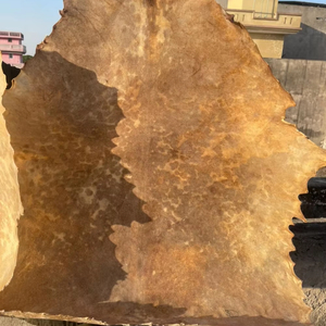 Piel de caballo natural para tambor, hecha a mano, de cuero crudo, para tambor de marco y reparaciones, tambor shamanico, fagot, piel de cabra peluda - Product Image 6