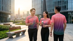 เสื้อปิ๊กเกิลบอล BIDV พิมพ์ลายแบบซับลิเมชั่น ระบายความชื้นได้ดี เสื้อผ้ากีฬาโพลีเอสเตอร์แขนสั้นสำหรับทุกเพศ - Product Image 4