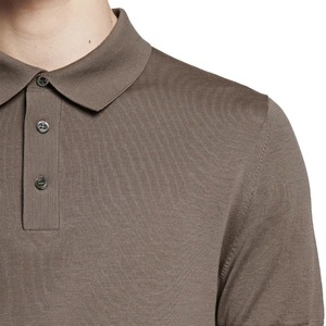 Chemises polo en coton respirantes pour hommes Dark Mole Summer - Product Image 5