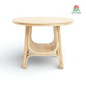 Table ronde en rotin pour enfants Nhat Minh, design minimaliste, mobilier d'intérieur écologique - Product Image 2