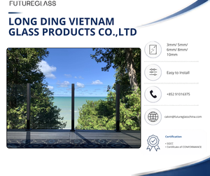 Solution de balustrade en verre trempé transparent pour balcon, escalier, terrasse, clôture de piscine, villa, hôtel et projets commerciaux - Product Image 1