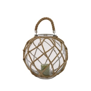 Cage Shape Hurricane <b>Candle</b> Holder Decorative Hanging Lantern With Rope Handle Eco Friendly Design Latest Arrival - Product Image 1