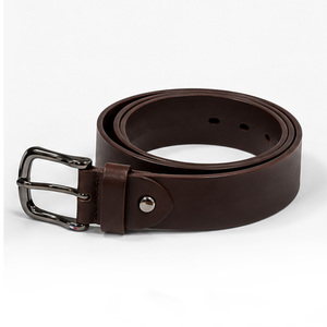 Cinturón Casual de Cuero Genuino Italiano Hecho en Corea, Duradero, con Hebilla, 35mm 110cm HN05 - Product Image 3