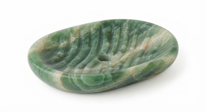 2026 Impex Pakistan Porte-savon en onyx aventurine verte fait main, poli, forme ovale personnalisée, pierre de décoration Feng Shui pour la maison - Product Image 3