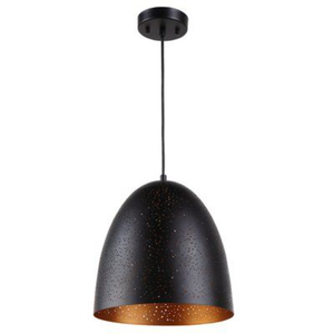 Luminaire suspendu en bronze, abat-jour en métal doré, E27 LED, luminaire de plafond intérieur, grande taille, forme de cloche, design mural - Product Image 5