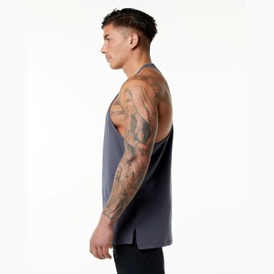 Débardeurs de sport pour hommes de qualité supérieure, débardeurs de musculation en coton/polyester, gilets de sport pour hommes, débardeurs d'entraînement - Product Image 3