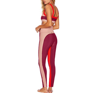 Women's Mid Waist Breathable Spandex/Polyester Gym & Yoga Fitness <b>Leggings</b> <b>with</b> And1 Decoration - Product Image 1