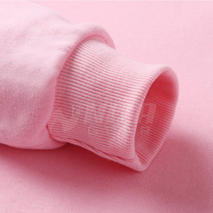 <b>Pink</b> Hooded <b>Sweatshirt</b> Unisex Fleece Casual Wear With Front Pocket Regular Fit Autumn Style Made in Pakistan - Product Image 4