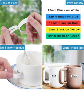 Tất cả các loại TZe băng màu đen trên Bạc nhãn Băng 18mm TZe-941 TZ 941 tze941 Tương thích cho máy in Brother <span class=keywords><strong>Ribbon</strong></span> - Product Image 5