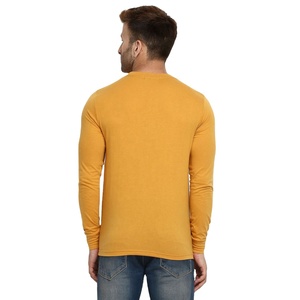 เสื้อยืดผู้ชาย OEM คุณภาพสูง แห้งเร็ว ระบายอากาศดี ล้างสีแบบแอซิดวอช สไตล์สตรีทแวร์ วินเทจ สีดำ ผ้าทอ เทคนิคพัฟฟ์ แขนยาว - Product Image 4