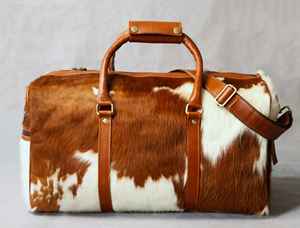 Bolsa de Viaje de Cuero Vacuno Genuino, Ligera y Portátil, Estilo Vintage, con Cierre, Gran Capacidad, Unisex - Product Image 6