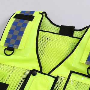 Lightweight Mesh Work Vest Reflective Utility Apparel with Multi Storage Pockets and Adjustable Fit - Product Image 6