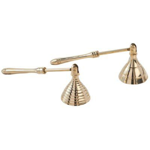 Golden Metal <b>Candle</b> Snuffer With Long Handle And Rubber Tip For Safe <b>Wick</b> Extinguishing Handmade <b>Candle</b> Snuffer - Product Image 3