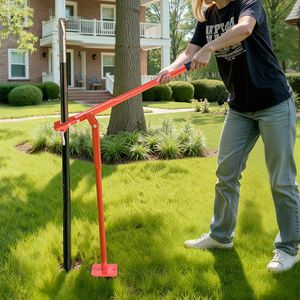 Estrattore per Pali a T da 36 Pollici per Recinzioni, in Acciaio, Resistente, con Capacità di Carico di 660 libbre, Attrezzo Salva-Lavoro per Rimozione Chiodi da Recinzioni - Product Image 2