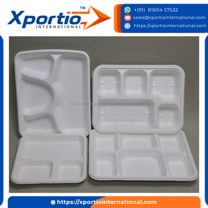 Assiettes carrées écologiques en bagasse de canne à sucre, résistantes à la chaleur, 6/8/10 pouces, pour la restauration et les établissements alimentaires éco-responsables - Product Image 5