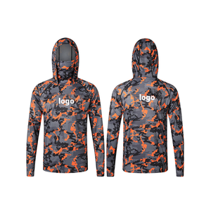 Chemise de pêche à manches longues camouflage pour homme, à séchage rapide, UPF 50, style pull-over pour les sports de plein air - Product Image 4