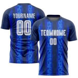 เสื้อฟุตบอลซับลิเมชั่นคุณภาพสูง โพลีเอสเตอร์ 100% รุ่นใหม่ล่าสุด รับผลิตตามสั่ง (OEM) ขายส่ง พร้อมบริการพิมพ์ลายซับลิเมชั่น สำหรับผู้ใหญ่ทุกเพศ - Product Image 5