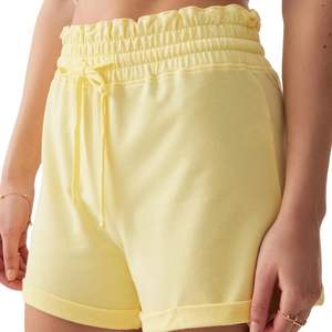 กางเกงขาสั้นลำลองผ้าฝ้ายสำหรับผู้หญิง เอวสูง มีเชือกผูก เหมาะสำหรับฤดูร้อน รับทำโลโก้ตามสั่ง ขายส่ง OEM - Product Image 4