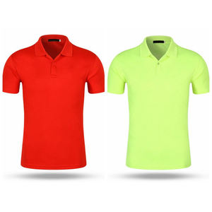 Polo en polyester pour homme avec logo personnalisé, respirant, séchage rapide, tissu frais, broderie, boutons, grandes tailles, chemises de golf pour l'été - Product Image 2