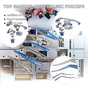 Pinzas para Capsulorrexis, Instrumento Quirúrgico Oftálmico Manual de Acero, Superventas, Certificado CE Clase I, Modelo DI-OSIS72 - Product Image 2
