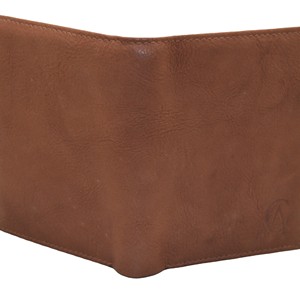 Men's Genuine Leather <b>Trifold</b> <b>Wallet</b> Handmade Embossed Letter Minimalist Fold Closure Short Daily Use - Product Image 4
