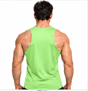 Débardeur Homme Oversize Été Streetwear Coton Sans Manches T-shirt Vintage Délavé Épaules Larges Gilet de Sport Fitness Logo Personnalisé OE - Product Image 3