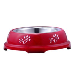 ชามสำหรับสัตว์เลี้ยงกลางแจ้งชามอาหารสัตว์เลี้ยงแบบเดี่ยวสีดำกันลื่นสำหรับให้อาหารสุนัขและแมว - Product Image 1