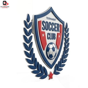 Écussons de club de football style classique en acier, symboles d'équipe pour maillots de football, uniformes sportifs, décoration de vêtements - Product Image 2