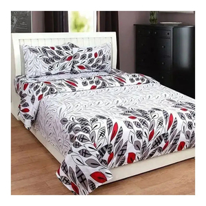 Parure de draps Queen Size 100% coton OEM, vente en gros directe usine, couleur unie, style uni, forte demande - Product Image 6