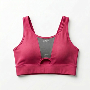 Popular Design <b>Plus</b> <b>Size</b> <b>Strapless</b> Yoga Sports <b>Bra</b> with Front Logo Customized Colors & Logo High Elastic Women's Fitness <b>Bra</b> - Product Image 1