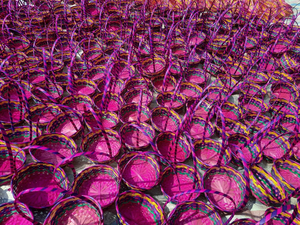 Panier Cadeau en Rotin Tressé Écologique Fait Main, Couleur Personnalisée, Taille Personnalisée, pour Noël, Mariages, Fêtes, Pique-niques, Fruits, Artisanat - Product Image 4