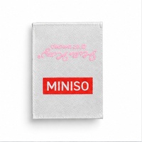Étiquettes personnalisées en satin imprimées avec logo et texte, étiquettes pour vêtements et accessoires