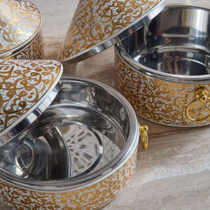 Chauffe-plats en acier inoxydable avec gravure arabe, durable, antirouille, pour usage commercial, casseroles - Product Image 6