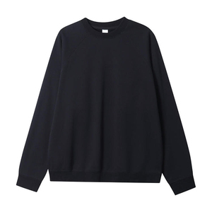 High Quality Long Sleeve Crew Neck <b>Pullover</b> Streetwear Cotton Fleece Unisex Sweatshirt Custom Crewneck Sweatshirt - Product Image 3