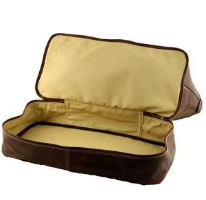 กระเป๋าเดินทางหนังแท้ทรงดัฟเฟิล ดีไซน์เรียบหรู ทำมือ สไตล์วินเทจ สำหรับเดินทางช่วงสุดสัปดาห์  ขนาดใหญ่ จุของได้เยอะ เหมาะสำหรับผู้ชายและผู้หญิง ทันสมัย พกพาสะดวก - Product Image 5