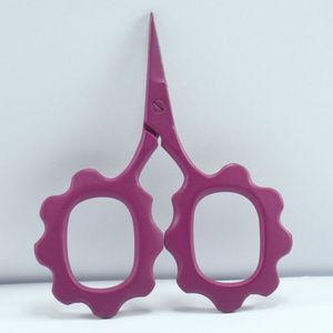 Mini ciseaux à broder mignons en forme de fleur, en acier inoxydable, pour droitiers, à 30 dents, pour la coupe des cheveux, pour les amateurs de bricolage - Product Image 6