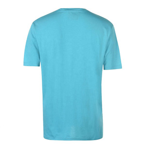 T-shirt décontracté à manches courtes pour homme, col rond, respirant, 100% coton tricoté, coupe ample - Product Image 2
