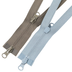 Custom Two-Way Nylon <b>Zipper</b> Assorted Sizes #3 to #10 for Sportswear and Luggage, Custom Options Available - Product Image 1