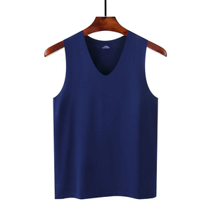 Silk Tank Tops Seamless Mens Vest Sleeveless Sport <b>Bodysuit</b> Vest For Men Clothing Plain Casual Summer Tank Undershirts Cool Gym - Product Image 5