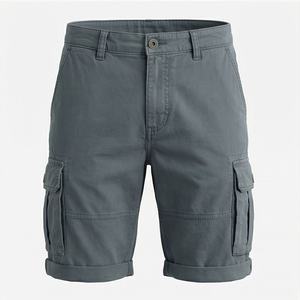 Pantalones Cortos Cargo Tácticos para Hombre, Estilo 2025, Algodón, Largos hasta Debajo de la Rodilla, 34 Pulgadas, Multibolsillos, Verano, Ajuste Premium OEM - Product Image 1